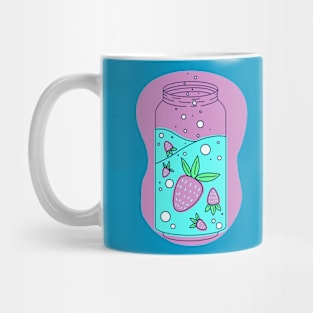 Colored Strawberry Fizz Mug